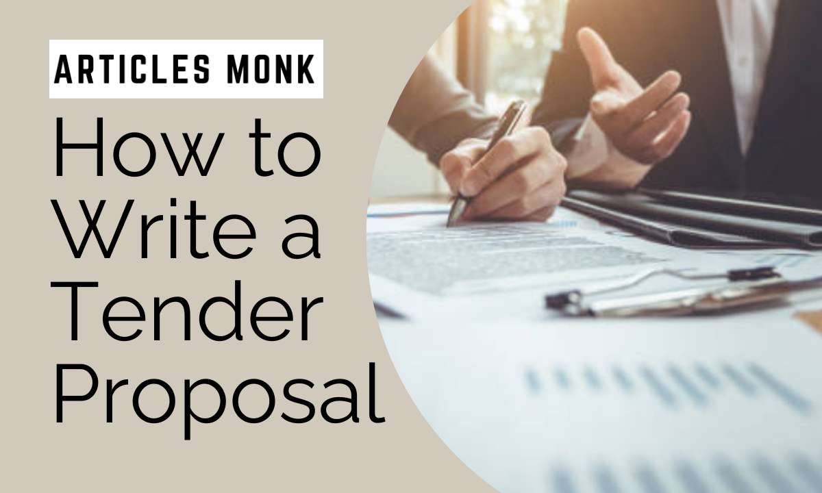 How To Write A Tender Proposal