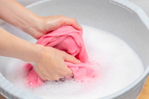 hand washing wool shirt