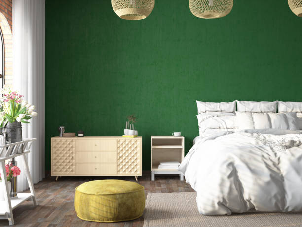 forest green paint color for bedroom